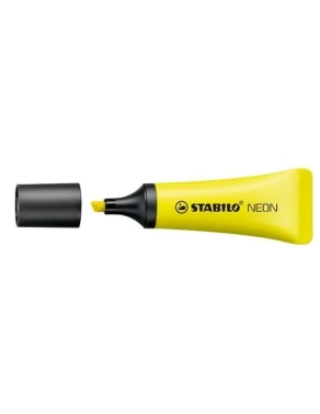 Rotulador fluorescente Stabilo neon amarillo