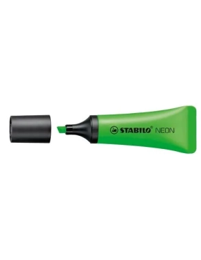 Rotulador fluorescente Stabilo neon verde