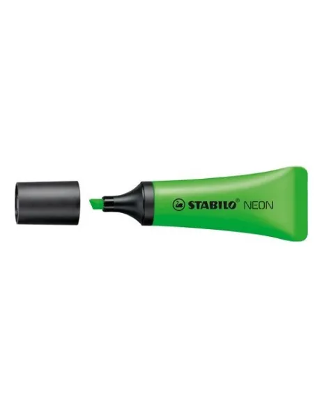 Rotulador fluorescente Stabilo neon verde