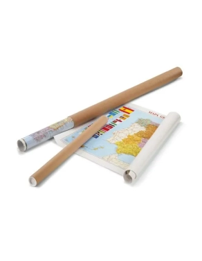 Mapa de españa y portugal enrollado 125x99