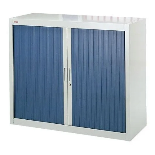 Armario metalico persiana desmontable 100x120 gris/azul