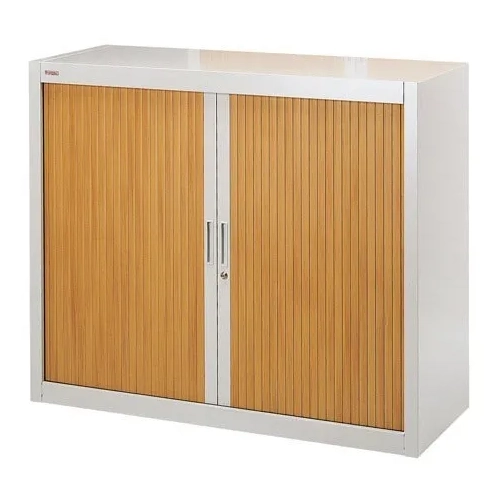 Armario metalico persiana desmontable 100x120 gris/haya