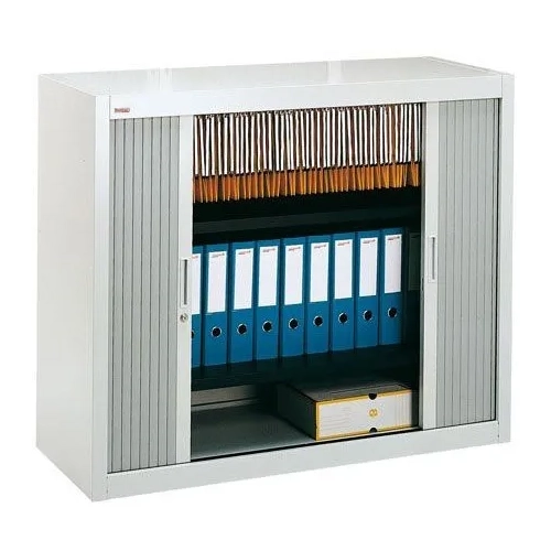 Armario metalico persiana desmontable 100x120 gris/aluminio