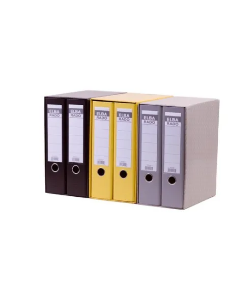 Conjunto 2 archivadores anchos Elba azul