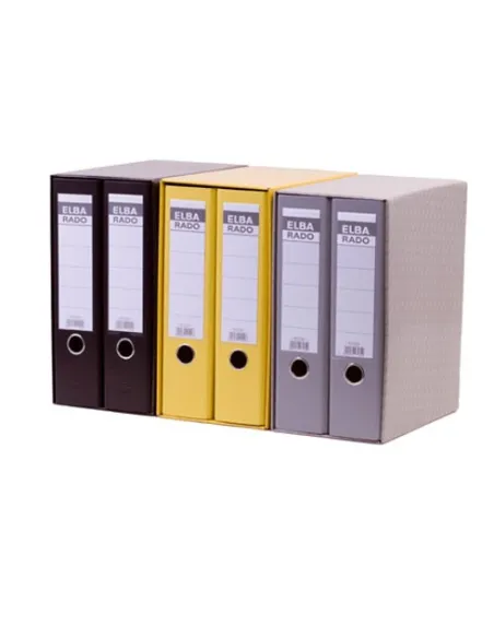 Conjunto 2 archivadores anchos Elba rojos