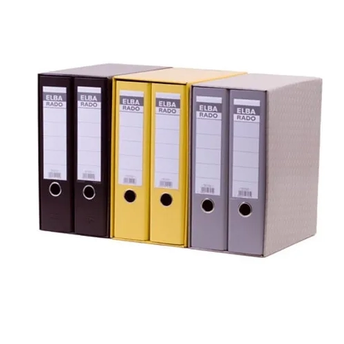 Conjunto 2 archivadores anchos Elba negros