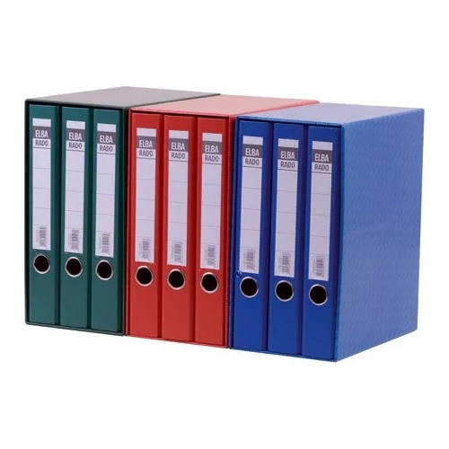 Conjunto 3 archivadores estrechos Elba negros