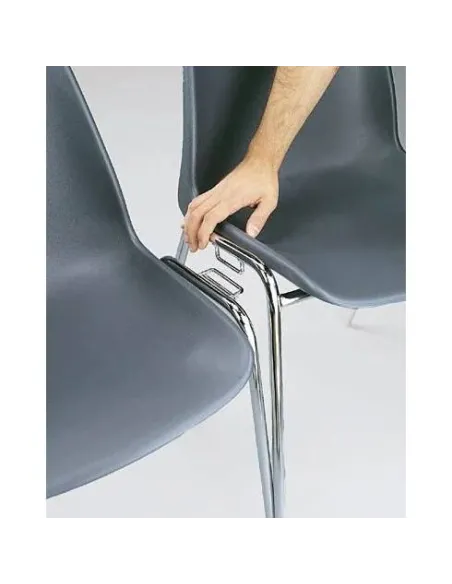 Silla coque ensamblable azul