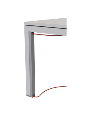 Pasa cable vertical arko aluminio