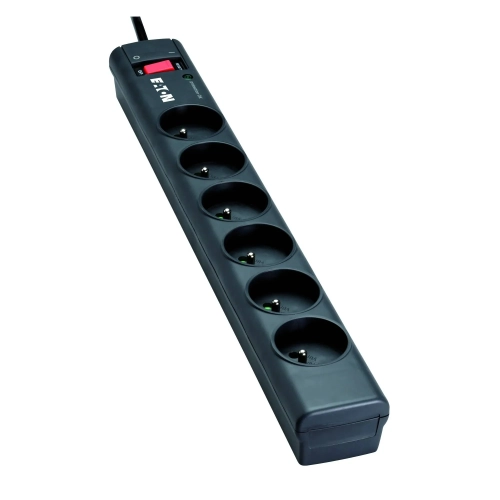 Regleta Protectora sobretensión 6 enchufes Eaton
