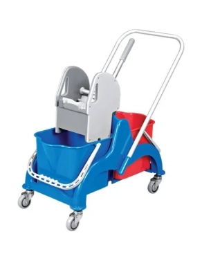 Carrito limpieza 2 cubos 18l
