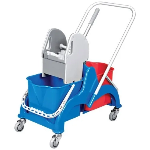 Carrito limpieza 2 cubos 18l