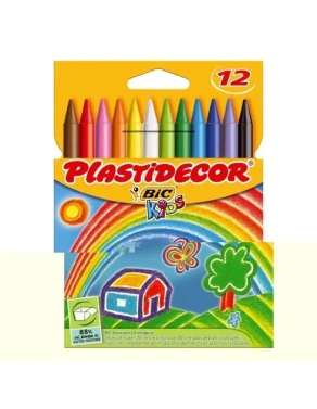 Ceras Plastidecor Bic Kids 12 colores