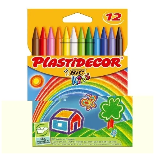 Ceras Plastidecor Bic Kids 12 colores