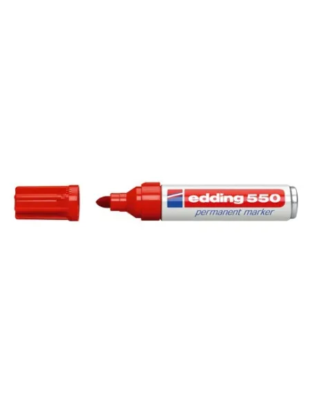 Rotulador edding 550 rojo