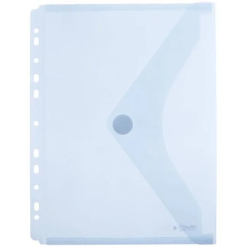 Sobre multitaladro plastico cierre velcro A4 cristal