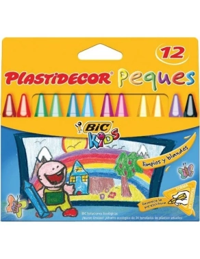 Ceras Plastidecor Bic Kids peques triangulares surtidas