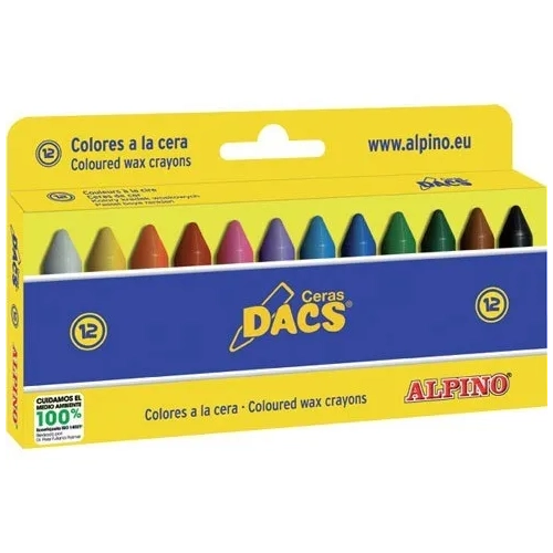 Caja de 12 ceras dacs surtidas