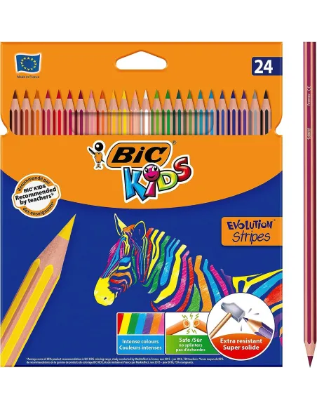 Lapices de colores Bic kids Evolution 24 colores