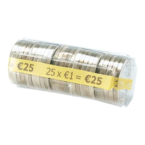 Estuche monedas 1 euros 25 unds
