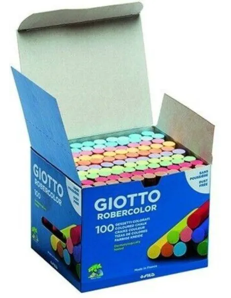 Caja 100 tizas cololores surtidos