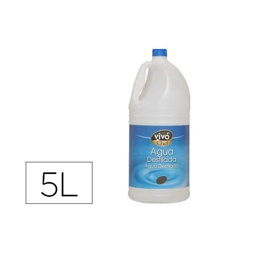 Agua destilada garrafa 5 litros