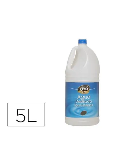 Agua destilada garrafa 5 litros