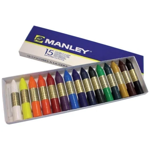 Caja 15 ceras blandas manley