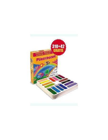 Ceras Plastidecor Bic Kids caja de 352 unidades