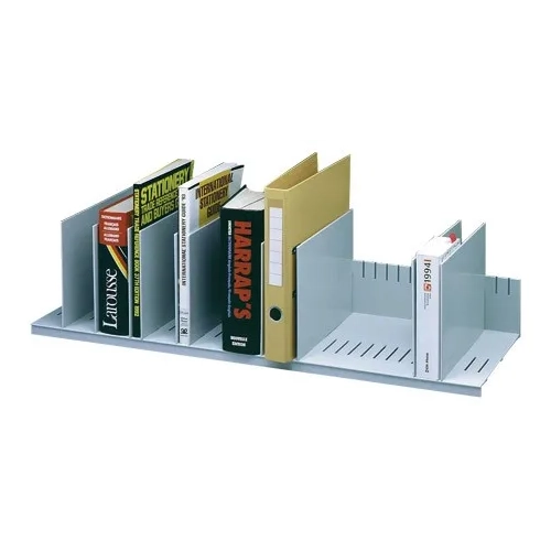 Organizador con 8 separadores regulables gris