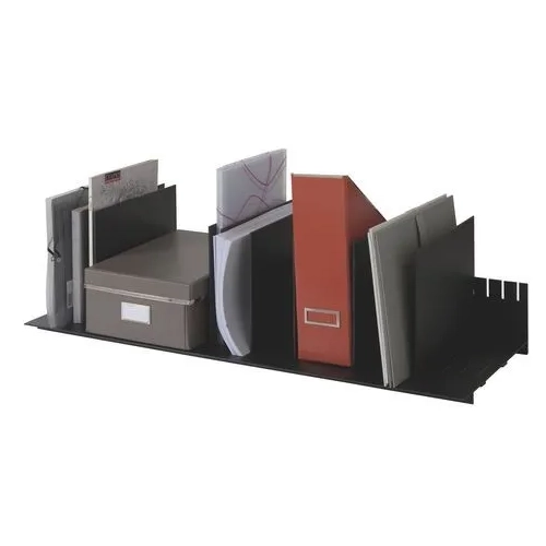 Organizador con 10 separadores regulables negro