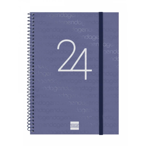 Agenda anual Finocam year E10 215x155 semana vista azul