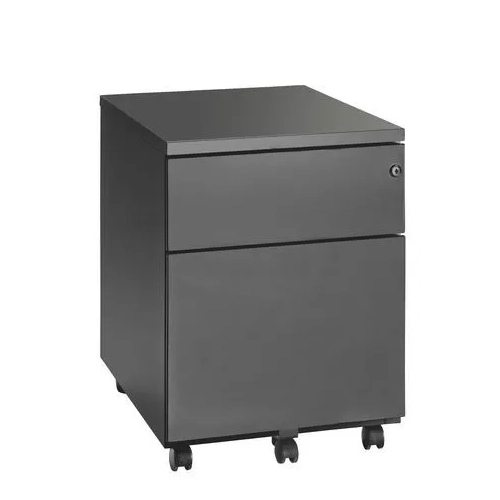 Cajonera metalica con ruedas JMB 2 cajones antracita