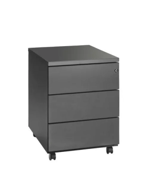 Cajonera metalica con ruedas JMB 3 cajones antracita