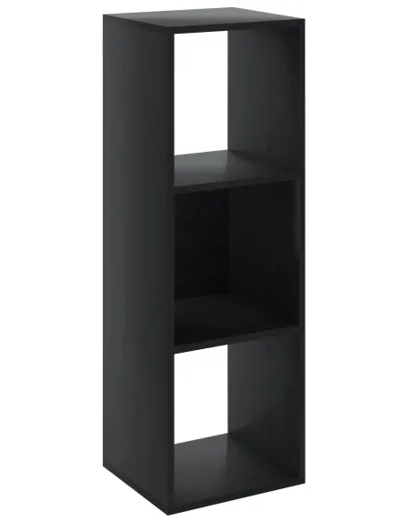 Estructura base 3 compartimentos negra maxicubo