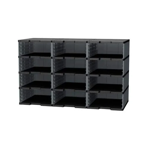 Modulo organizador 12 casillas talla jumbo gris