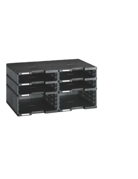 Modulo organizador 2 casillas jumbo + 4 casillas normal