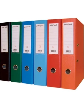 Archivador forrado exterior polipropileno A4 ancho rojo