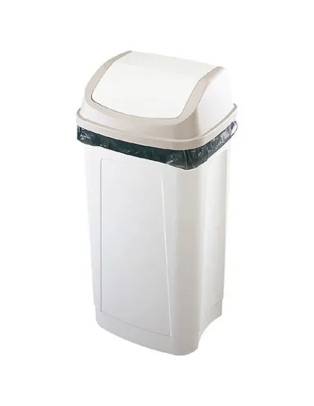 Papeleras con tapa basculante 25l