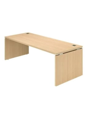 Mesa Shiny patas madera 180x90 roble