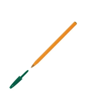 Boligrafo bic cristal naranja verde