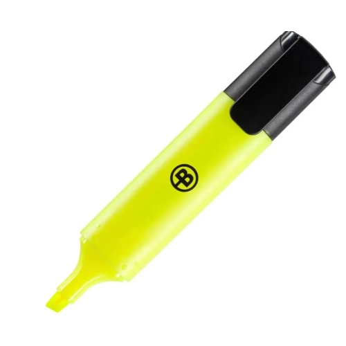 Marcador rotulador fluorescente amarillo