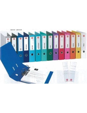 Archivador ancho forrado polipropileno A4 azul