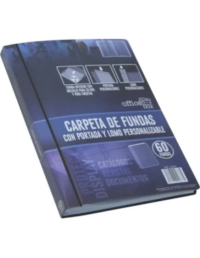 Carpetas 30 fundas personalizables negro