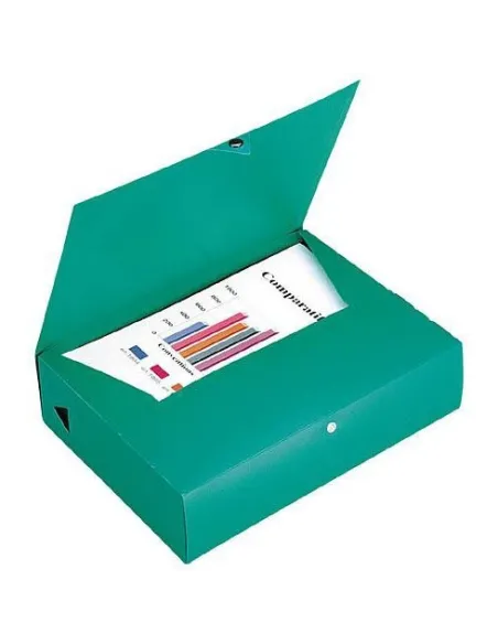 Archivadores p.p. Viquel lomo 8cm verde