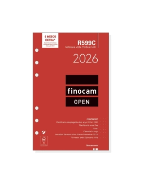 Recambio anual Finocam  500 semana vista catalan R599