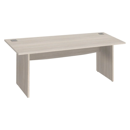 Mesa oficina patas madera  180cm roble gris Excellens