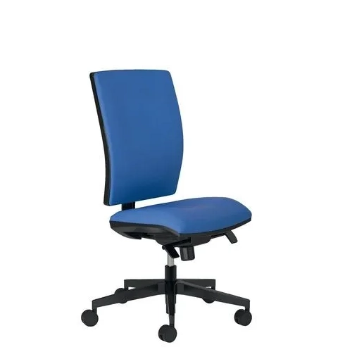 Silla oficina JMB Activ sincro patas nylon azul