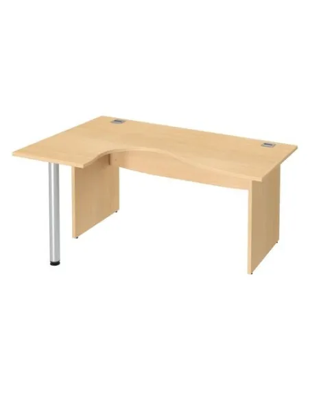 Mesa oficina ala Izquierda 160 haya patas madera