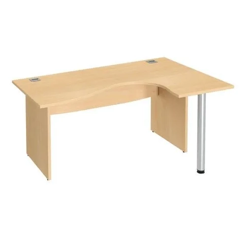 Mesa oficina ala derecha 160 haya patas madera